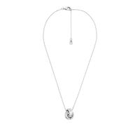 Kette mit Anhänger MICHAEL KORS "Premium", silber (metallfarben, kristallweiß), Halsketten, Damen, Metall, L: 45,5, mit Zirkonia (synth.) (40826838-0) metallfarben, kristallweiß
