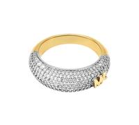 Fingerring MICHAEL KORS "Schmuck Geschenk Metall Ring PREMIUM" Gr. 16,5, gold (gelbgoldfarben, kristallweiß), Fingerringe, Damen, 16,5,mit Zirkonia, Metall, 3mm, wahlweise mit oder ohne Zirkonia (8361