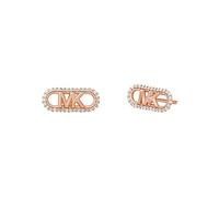 Paar Ohrstecker MICHAEL KORS "PREMIUM, EMPIRE, OVAL, MKC1657CZ" Ohrringe Gr. Silber 925 (Sterlingsilber), rosegold (roségoldfarben, kristallweiß, kristallweiß) Damen Ohrstecker mit Zirkonia (54068766-0)