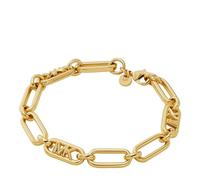 Michael Kors Premium MK Statement Link 14K vergoldetes Empire-Gliederkettenarmband für Damen, MKJ828500710