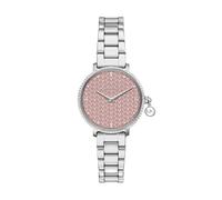Michael Kors Pyper Damen 32MM silberfarbene Edelstahl-Uhr, MK7617