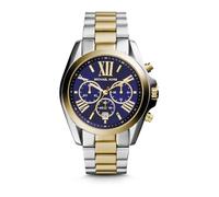 Michael kors quarz goldfarbenem damen uhr mit blauemzifferblatt und edelstahl armband one_size Gold