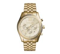 Michael kors quarz goldfarbenem damen uhr mit goldfarbenem zifferblatt und edelstahl armband one_size Gold
