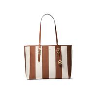 MK Shopper Quinn Large aus gestreiftem Canvas - Braun - Michael Kors