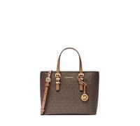 MK Wandelbare Umhängetasche Quinn Small mit Signature-Logomuster - Braun - Michael Kors