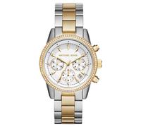 Michael Kors Ritz Chronograph Dual Tone Edelstahl Damenuhr MK6474