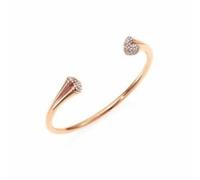 Michael Kors Rose Gold Tone Brilliance Hearts Manschette Armband MKJ3498791