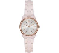 Michael Kors Runway Watch für Damen, Quarzwerk mit Edelstahl-, Keramik- oder Lederarmband