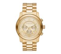 Michael Kors Runway Watch für Herren, Quarz-Chronographenwerk mit Edelstahlarmband