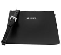 Michael Kors Ruthie Kleine Umhängetasche, Silberfarbene Hardware/Saffiano-Leder/Schwarz, One size