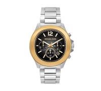 Chronograph MICHAEL KORS "SAGE", silber (silberfarben, edelstahlfarben), Armbanduhren, Herren, Quarzuhr, Armbanduhr, Herrenuhr, Edelstahlarmband, analog, Tag (25461625-0) silberfarben, edelstahlfarben