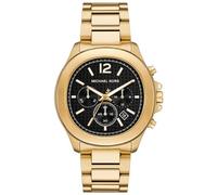 Michael Kors Sage Watch for Men, 44mm Quartz Chronograph Movement with Stainless Steel Strap