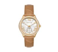 Michael Kors Sage Watch for Women, Quartz Three Hand Movement with Stainless Steel or Leather Strap