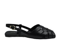 Michael Kors Sandalen - Black Laced Shoes With Crisscross Straps - Gr. 8_5 - in Schwarz - für Damen