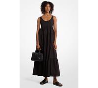 Michael Kors Scoop Neck Tier Dress In Black Größe: XS | Maxikleider Outlet | Damen | Schwarz