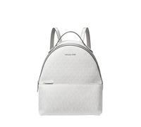 Michael Kors Sheila Medium Logo Backpack Silver