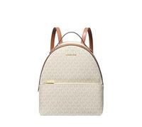 Michael Kors Sheila Medium Logo Rucksack, Vanille