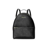 Michael Kors Sheila Rucksack mit Logo, Größe M, Schwarzes Leder, Medium, Modern oder Individuell