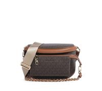 Michael Kors Slater Umhängetasche dunkelbraun, Canvas, Damen