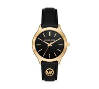 MICHAEL KORS Damen Analog Quarz Uhr mit Leder Armband MK7553