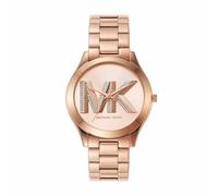Michael Kors Slim Runway Watch for Women, 42mm Quartz Three Hand Movement with Stainless Steel Strap