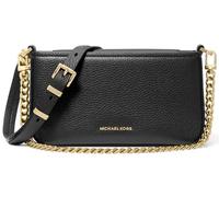 Michael Kors Pochette Bryant Crossbody wandelbar Small aus gekrispeltem Leder Schwarz
