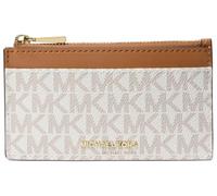 MK Kartenetui Jet Set Small Mit Signature-Logomuster - Natur - Michael Kors