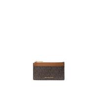 Michael Kors Jet Set Kreditkartenetui dunkelbraun, Lederimitat, Damen