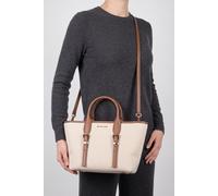 Michael Kors Moore Handtasche beige/braun, Baumwolle, Damen