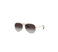 Michael Kors PERLEDO 0MK1172 10148G Metall Pilot Goldfarben/Goldfarben Sonnenbrille, Sunglasses