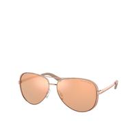 Michael Kors CHELSEA MK5004 1017R1 Metall Pilot Bronzefarben/Rosa Sonnenbrille, Sunglasses Bronzefarben/Rosa Groß