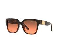 Michael Kors 0MK2170U 390818 Kunststoff Panto Schwarz/Havana Sonnenbrille, Sunglasses Schwarz/Havana Mittel