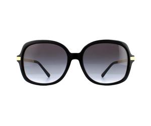 Michael Kors Square Womens Black Gold Grey Grey Gradient Lunettes de soleil Einheitsgröße