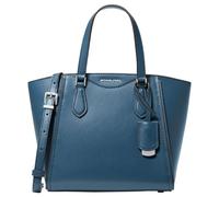 Michael Kors Taryn Crossbody, Silberfarbene Metallteile/dunkles Chambray, One size