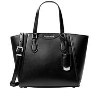 Michael Kors Taryn Crossbody, Silberfarbene Metallteile/Schwarz, One size