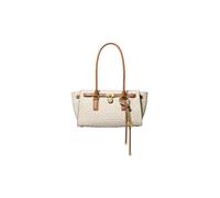 Michael Kors Hamilton Small Schultertasche creme, Lederimitat, Damen