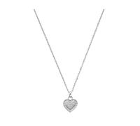 Michael Kors Tone Logo Heart Pendant Necklace