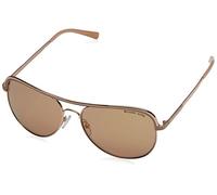 Michael Kors Unisex-Erwachsene Vivianna I Sonnenbrille, Schwarz (Rose Gold/Taupe 1107r1), 58