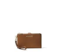 Michael Kors Women Dblzp Wristlet Hand Bag, Luggage