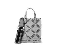 Michael Kors Gigi Handtasche hellgrau, Baumwolle, Damen
