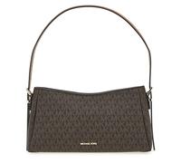 Michael Kors Moore Schultertasche dunkelbraun, Lederimitat, Damen