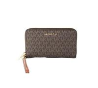 Michael Kors Women's Jet Set Travel Multifunction Phone Case Brown