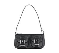 Michael Kors Zoe Small Schultertasche schwarz/silber, Leder, Damen