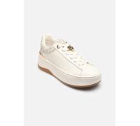 MK Sneaker Dottie aus Leder und Signature-Logostoff - Natur - Michael Kors