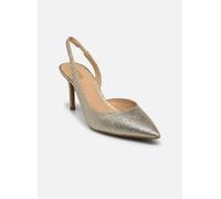 Michael Kors Damen Alina Heeled Shoes, Pale Gold, 38 EU