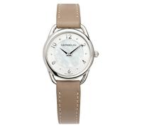 Michel Herbelin Equinoxe Damen-Armbanduhr, Leder, Taupe