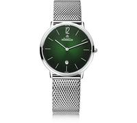 Michel Herbelin Herrenuhr City 38,7mm Edelstahl grün