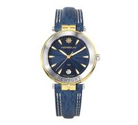 Michel Herbelin Unisex Erwachsene Analog Uhr mit Leder Armband 12255/T35