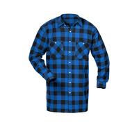 MICHIGAN Flanell-Hemd, Blau/Schwarz kariert Größe XL (43/44)