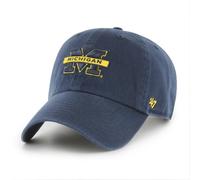 Michigan Wolverines ’47 CLEAN UP NCAA College Cap Navy - ONE SIZE
